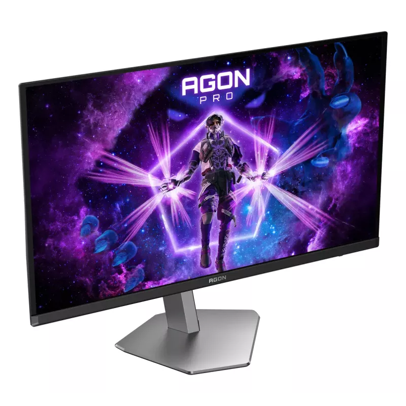 Monitor komputerowy AOC AGON PRO AG276QKD2 67,3 cm (26,5 cala) 2560 x 1440 pikseli Quad HD QD-OLED Czarny, Szary