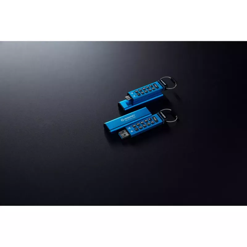 Kingston Technology IronKey 256GB USB-C Keypad 200C, FIPS 140-3 Lvl 3 AES-256