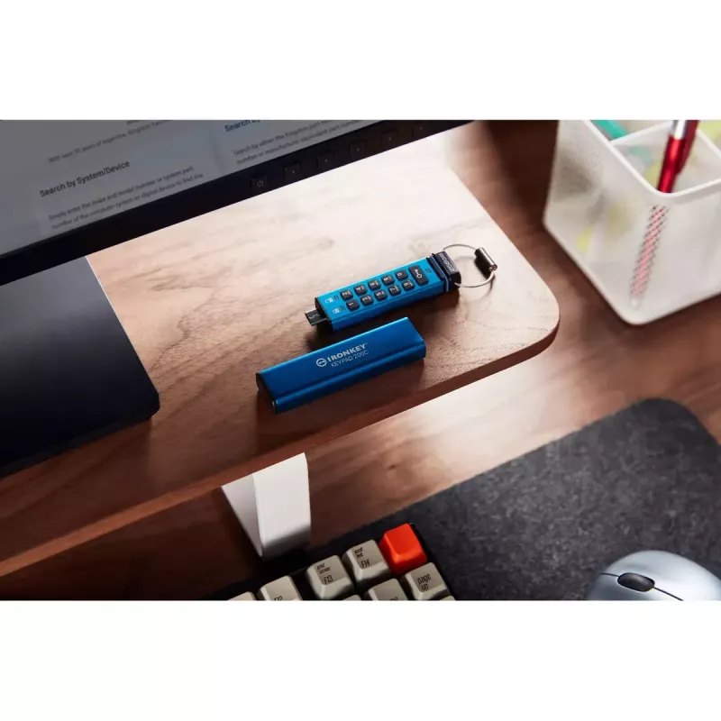 Kingston Technology IronKey 256GB USB-C Keypad 200C, FIPS 140-3 Lvl 3 AES-256
