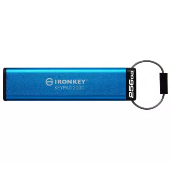 Kingston Technology IronKey 256GB USB-C Keypad 200C, FIPS 140-3 Lvl 3 AES-256