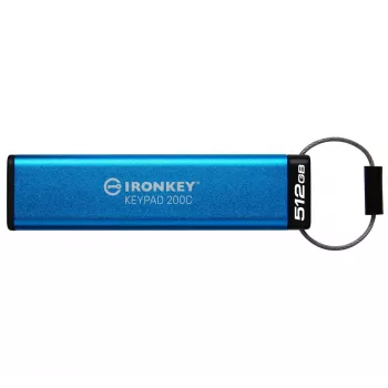 Kingston Technology IronKey 512GB USB-C Keypad 200C, FIPS 140-3 Lvl 3 AES-256