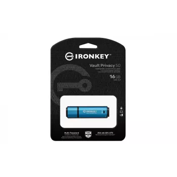 Kingston Technology IronKey 16GB Vault Privacy 50 AES-256 szyfrowany, FIPS 197
