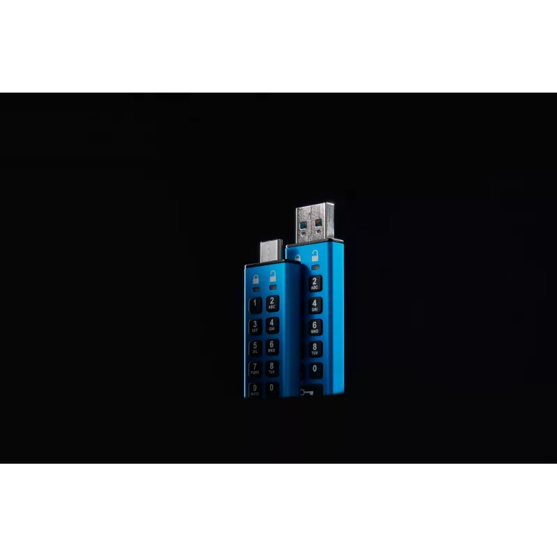 Kingston Technology IronKey 64GB Keypad 200, FIPS 140-3 Lvl 3 AES-256 Hardware Encrypted
