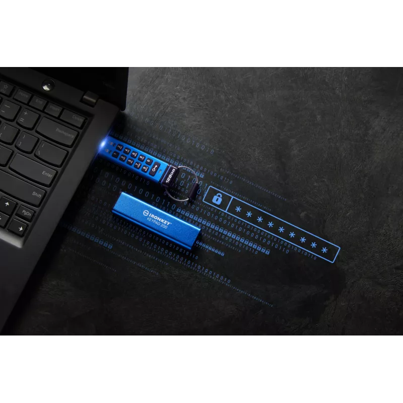 Kingston Technology IronKey 128GB Keypad 200, FIPS 140-3 Lvl 3 AES-256 Hardware Encrypted