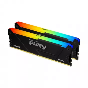 Kingston Technology FURY Beast 16GB 3600MT/s DDR4 CL17 DIMM (Zestaw 2 sztuk) RGB