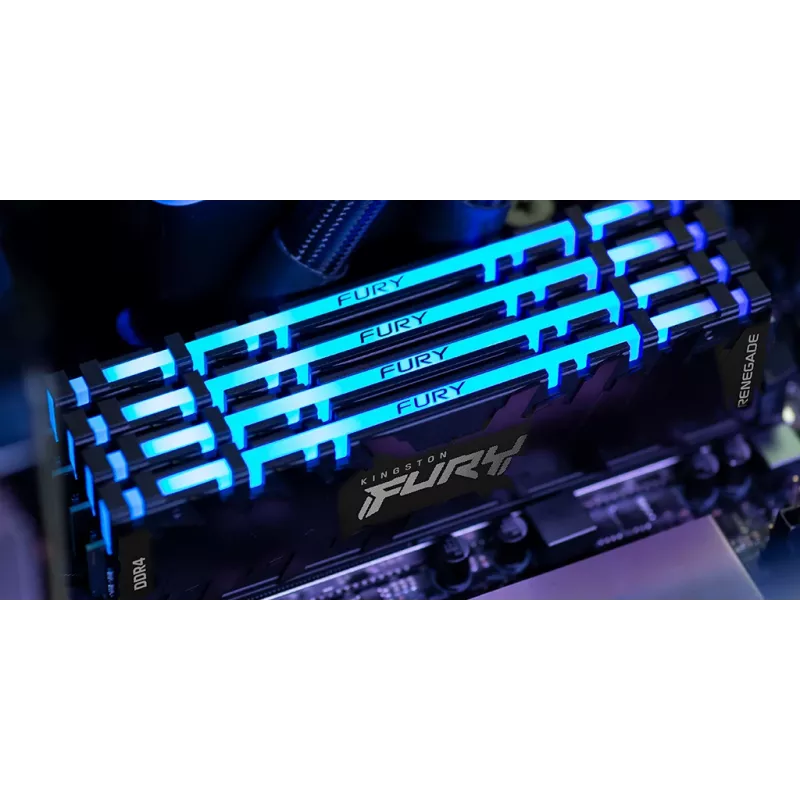 Kingston Technology FURY 32GB 3600MT/s DDR4 CL16 DIMM (Zestaw 2 szt.) 1Gx8 Renegade RGB