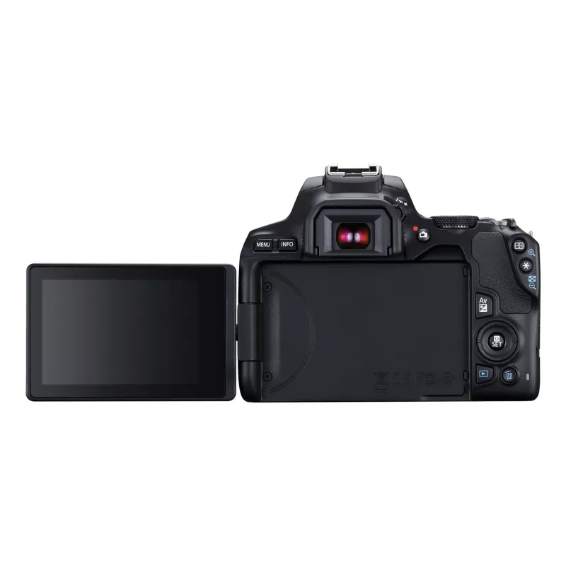 Canon EOS 250D+EF-S 18-55mm Zestaw lustrzanki SLR 24,1 MP CMOS 6000 x 4000 pikseli Czarny