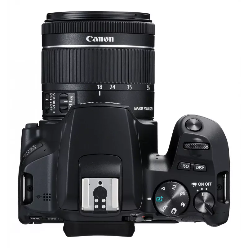 Canon EOS 250D+EF-S 18-55mm Zestaw lustrzanki SLR 24,1 MP CMOS 6000 x 4000 pikseli Czarny