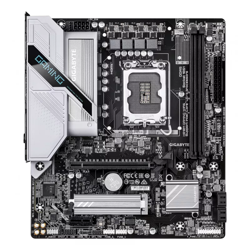 Płyta główna GIGABYTE H810M GAMING WIFI6, Intel Core Ultra, LGA 1851, Micro ATX