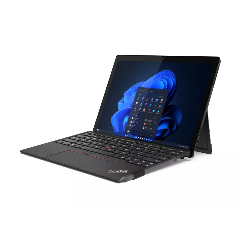 Lenovo ThinkPad X12 Detachable Gen 2 Intel Core Ultra 5 134U Hybrid (2-w-1) 31,2 cm (12,3 cala) dotykowy Full HD+ 16 GB LPDDR5x-SDRAM 512 GB SSD Wi-Fi 6E (802.11ax) Windows 11 Pro niemiecki czarny