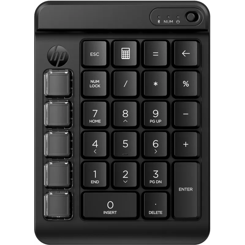 HP 435 Programowalna Klawiatura Numeryczna Bezprzewodowa, Bluetooth, Czarna
