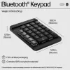 HP 435 Programowalna Klawiatura Numeryczna Bezprzewodowa, Bluetooth, Czarna