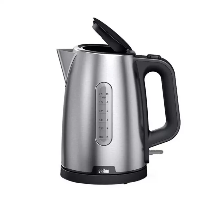 Braun PurShine WK102AI-WK1500BK czajnik elektryczny 1,7 l 2200 W Czarny, stal nierdzewna
