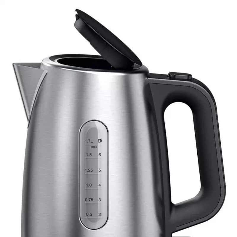 Braun PurShine WK102AI-WK1500BK czajnik elektryczny 1,7 l 2200 W Czarny, stal nierdzewna