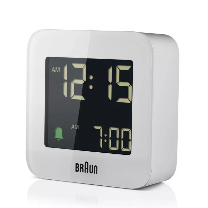 Braun BC08 Cyfrowy budzik Biały