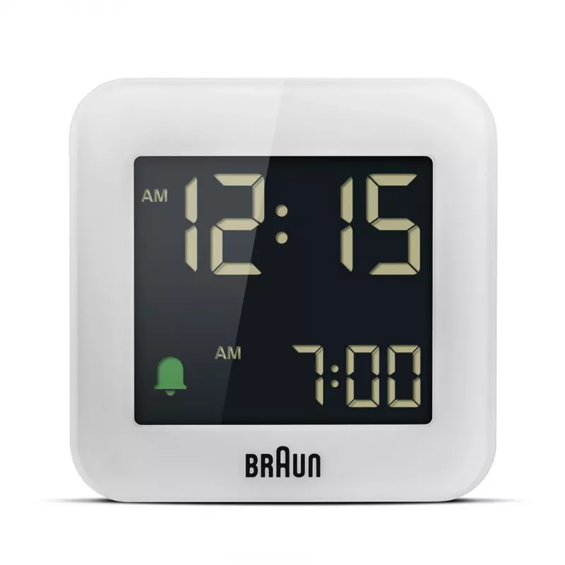 Braun BC08 Cyfrowy budzik Biały