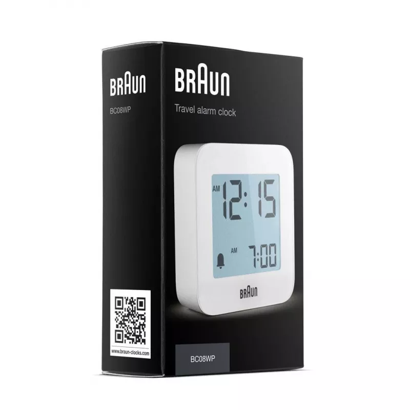 Braun BC08 Cyfrowy budzik Biały