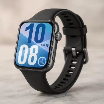 Smartwatch HUAWEI WATCH FIT 4 — wyświetlacz 1,82 cala (4,62 cm), GPS, 400 mAh, obudowa aluminiowa 38 mm, czarny, pasek polimerowy