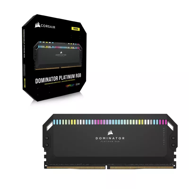 Pamięć CORSAIR 32 GB DDR5 (2x16 GB) DRAM 6000 MT/s CL30 AMD EXPO i Intel XMP zestaw pamięci Vengeance RGB