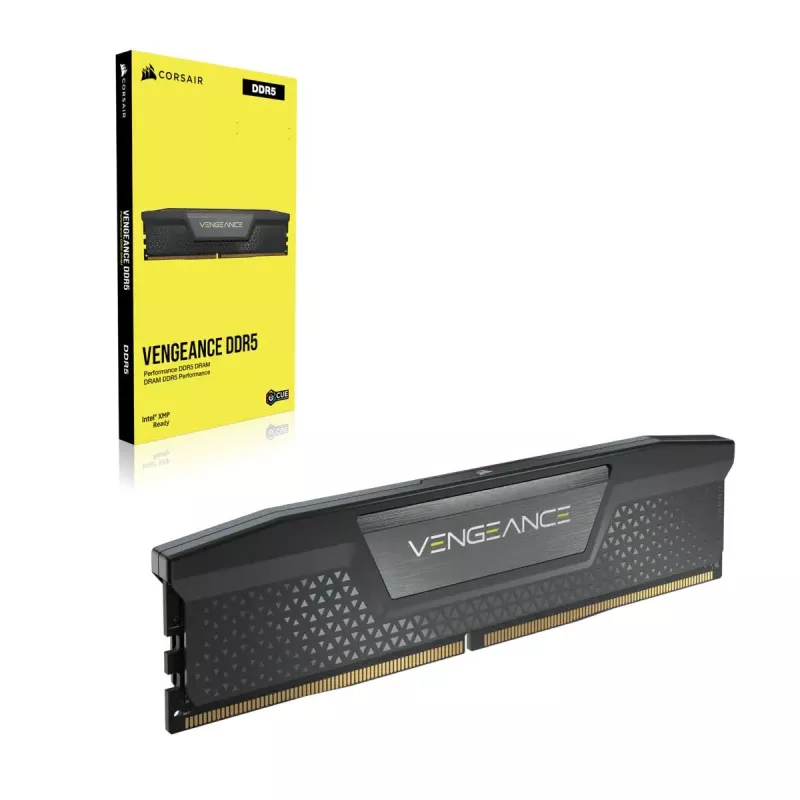 CORSAIR Memory 32 GB (2 x 16 GB) DDR5 DRAM 7200 MT/s CL34 zestaw pamięci Vengeance — czarny