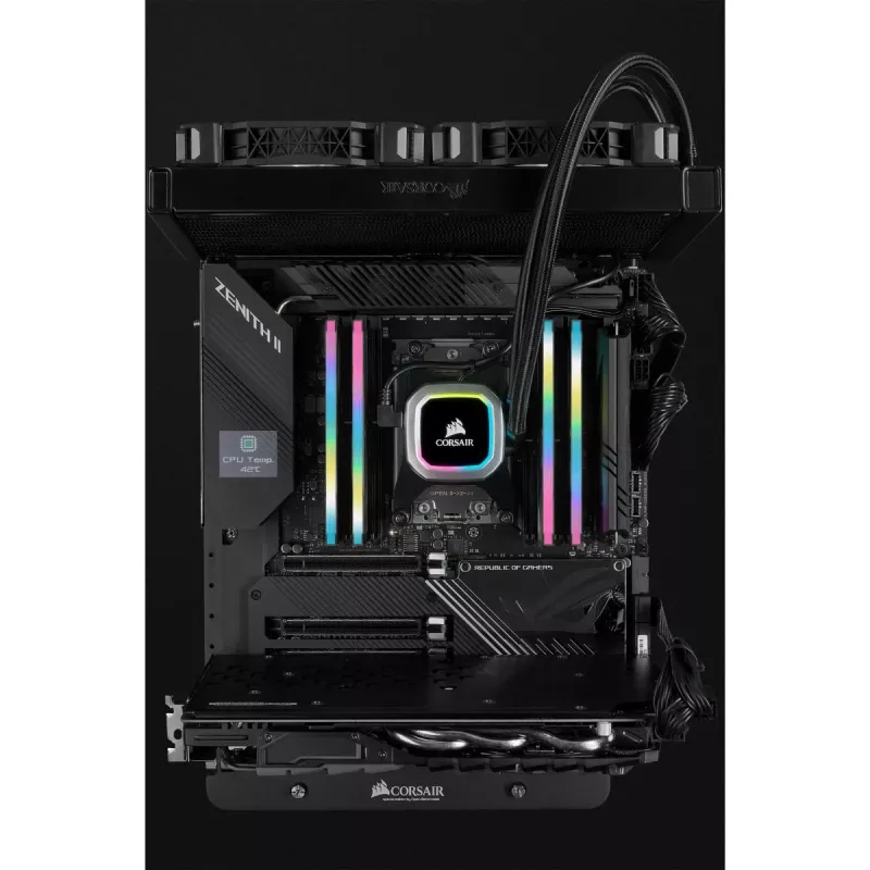 Pamięć CORSAIR 32 GB DDR4 3200 MHz C16 (2x16 GB) Vengeance RGB Pro czarna