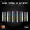 Corsair Vengeance RGB, DDR5-5200, CL40, AMD EXPO - 32 GB Dual-Kit, Grau