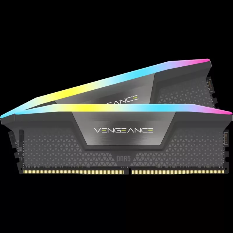 Corsair Vengeance RGB, DDR5-5200, CL40, AMD EXPO - 32 GB Dual-Kit, Grau
