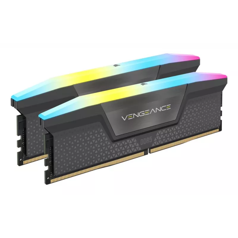 Pamięć CORSAIR 64 GB (2x32 GB) DDR5 DRAM 5200 MT/s CL40 AMD Expo i Intel XMP Zestaw Pamięci Vengeance RGB
