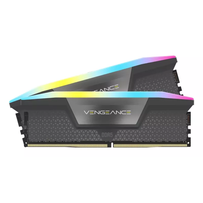 Pamięć CORSAIR 64 GB (2x32 GB) DDR5 DRAM 5200 MT/s CL40 AMD Expo i Intel XMP Zestaw Pamięci Vengeance RGB