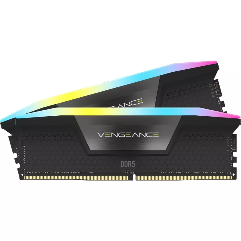 CORSAIR Memory 48GB (2x24gb) DDR5 Dram 5200mt/s CL38 Memory Kit Vengeance RGB Czarny