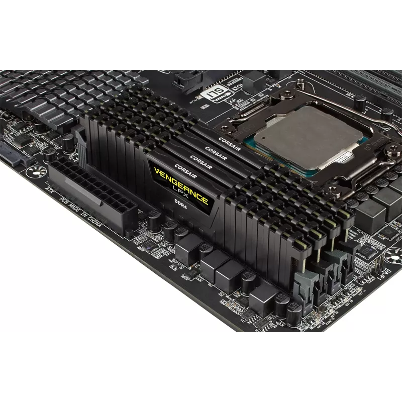 Pamięć CORSAIR 16 GB DDR4 2400 MHz C16 Vengeance Low Profile, czarna