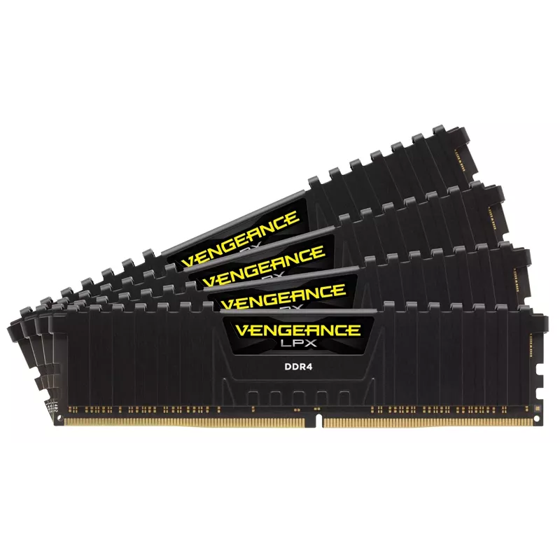Pamięć CORSAIR 16 GB DDR4 2400 MHz C16 Vengeance Low Profile, czarna