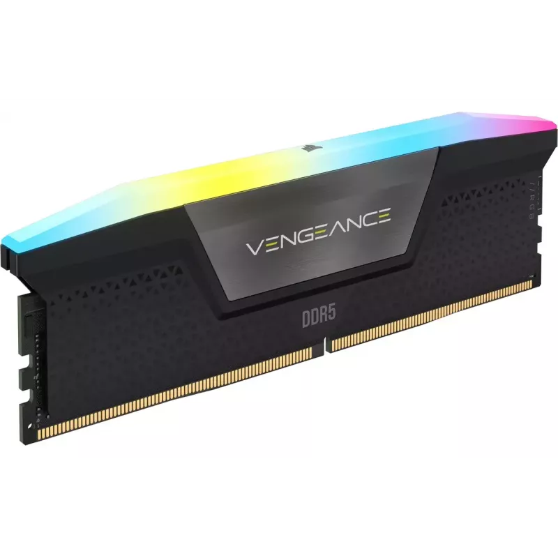 DIMM 128 GB DDR5-5600 (4x 32 GB) Quad-Kit, Arbeitsspeicher schwarz, CMH128GX5M4B5600C40, Vengeance RGB, INTEL XMP
