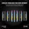 Pamięć CORSAIR 32GB DDR5 (2x16GB) DRAM 6400MT/s CL32 Vengeance RGB Kit — czarna