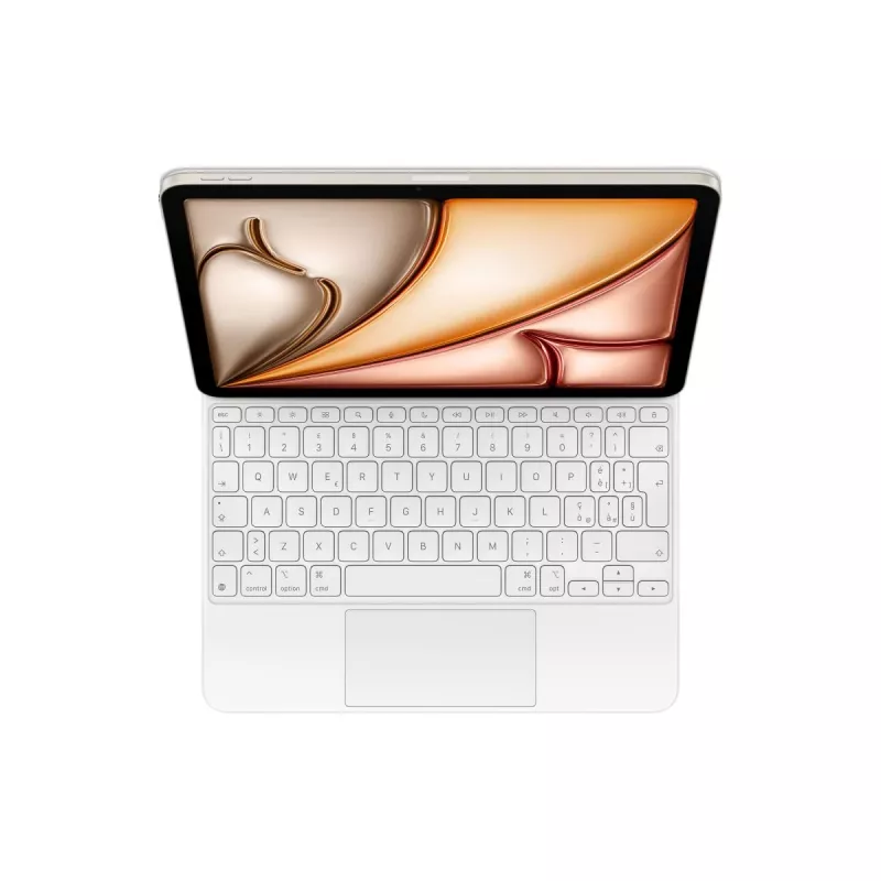 APPLE Magic Keyboard do iPada Air 11-calowego (m2/m3/m4) - Biały - Qwerty Włochy
