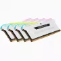 Zestaw pamięci CORSAIR 64GB DDR4 (4 x 16GB) DRAM 3200MHz C16 Vengeance RGB Pro SL Biały