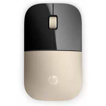 Bezprzewodowa myszka HP Z3700 Gold, oburęczna, optyczna, RF, 1200 DPI, złota