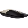 Bezprzewodowa myszka HP Z3700 Gold, oburęczna, optyczna, RF, 1200 DPI, złota
