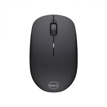 DELL Czarny Wireless mysz-WM126, oburęczna, optyczna, RF bezprzewodowa, 1000 DPI, czarna