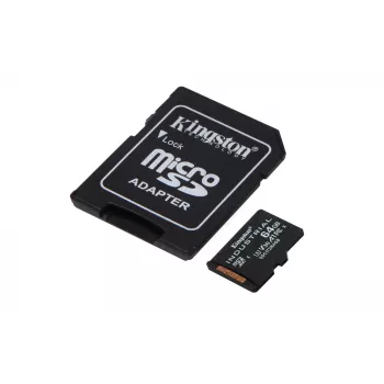 Kingston Technology 64 GB microSDXC Industrial C10 A1 pSLC + adapter SD