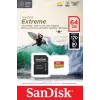 WESTERN DIGITAL Extreme microSDXC 64 GB adapter SD do kamer sportowych i dronów 170 MB/s 80 MB/s A2 C10 V30 UHS-I U3
