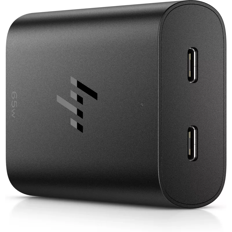HP 65W GaN USB-C Zasilacz do laptopa, Do laptopa, Do użytku wewnętrznego, 65 W, 5,9,12,15,20 V, 65 W, Do domu