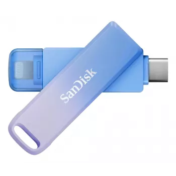 WESTERN DIGITAL SanDisk Creator Phone Drive - 128 GB pamięć USB - USB-C/Lightning - niebieska