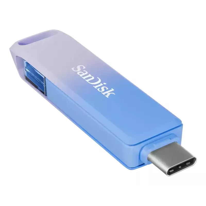 WESTERN DIGITAL SanDisk Creator Phone Drive - 128 GB pamięć USB - USB-C/Lightning - niebieska