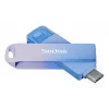 WESTERN DIGITAL SanDisk Creator Phone Drive - 128 GB pamięć USB - USB-C/Lightning - niebieska