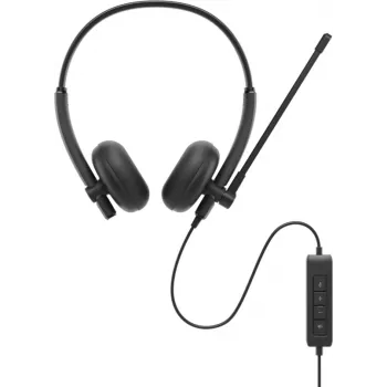 DELL WH125 Zestaw słuchawkowy Przewodowy Head-band Rozmowy/Muzyka USB Typ-A Czarny