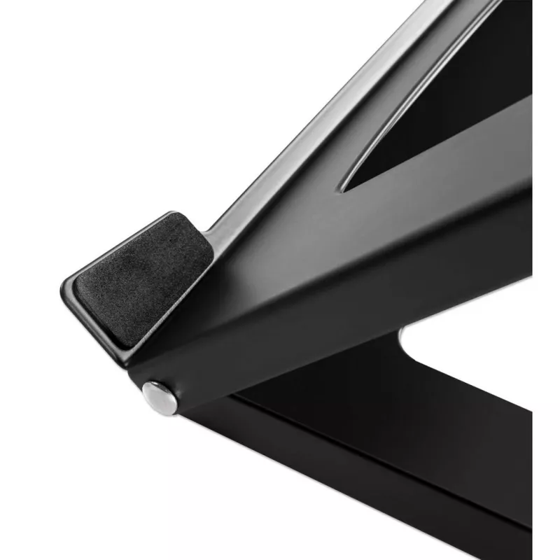 Podstawka pod laptopa i tablet Manhattan, regulowana (5 pozycji), odpowiednia dla wszystkich tabletów i laptopów do 15,6 cala, przenośna i lekka, stalowa, czarna, dożywotnia gwarancja