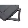 Podstawka pod laptopa i tablet Manhattan, regulowana (5 pozycji), odpowiednia dla wszystkich tabletów i laptopów do 15,6 cala, przenośna i lekka, stalowa, czarna, dożywotnia gwarancja