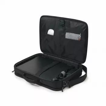 DICOTA Eco Multi Plus Base - pokrowiec na notebooka 15-17,3 cala - czarny / 300d poliester z recyklingu PET