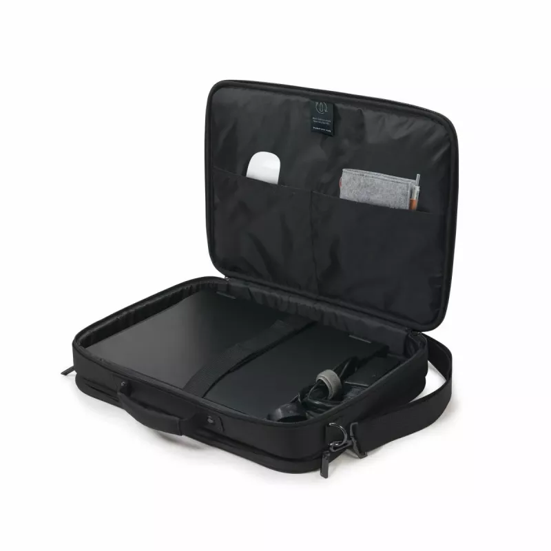 DICOTA Eco Multi Plus Base - pokrowiec na notebooka 15-17,3 cala - czarny / 300d poliester z recyklingu PET